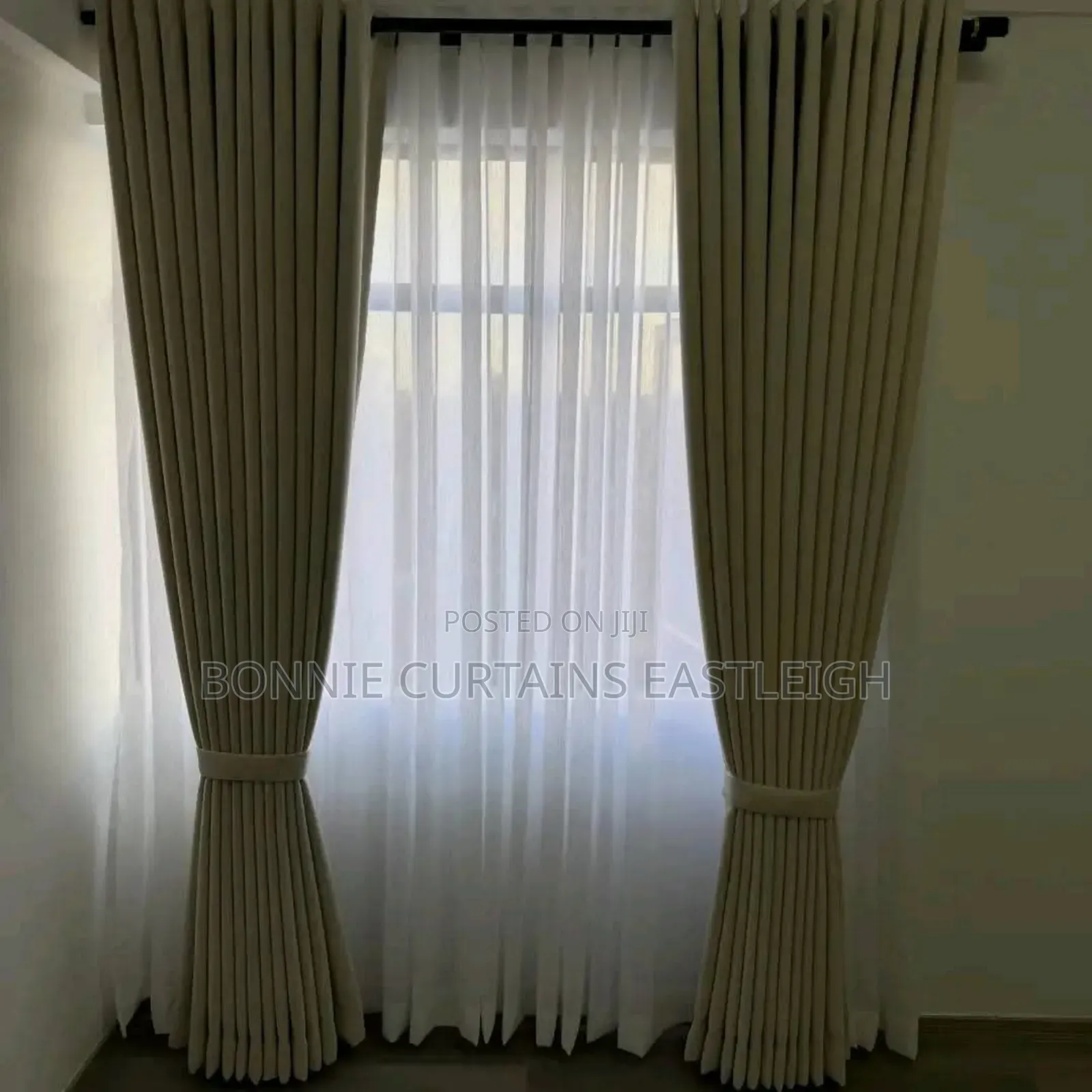 Blue Flowered Living Room Curtains