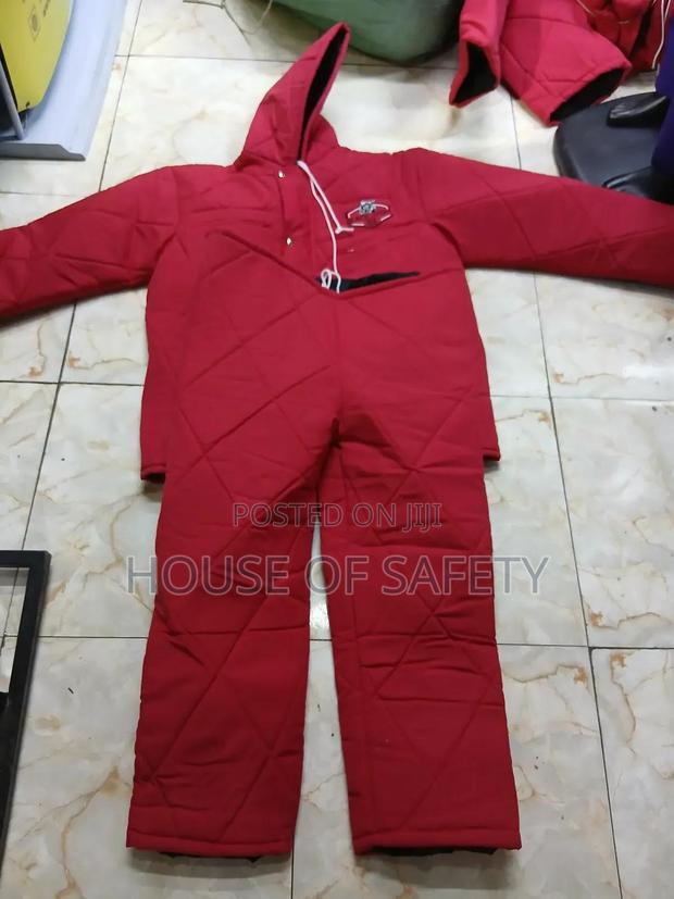 2pc Red Cold Room Suit - thumbnail 3