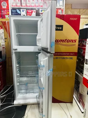 Ramtons* Rf/173- 128lt 2 Door Direct Cool Fridge Silver