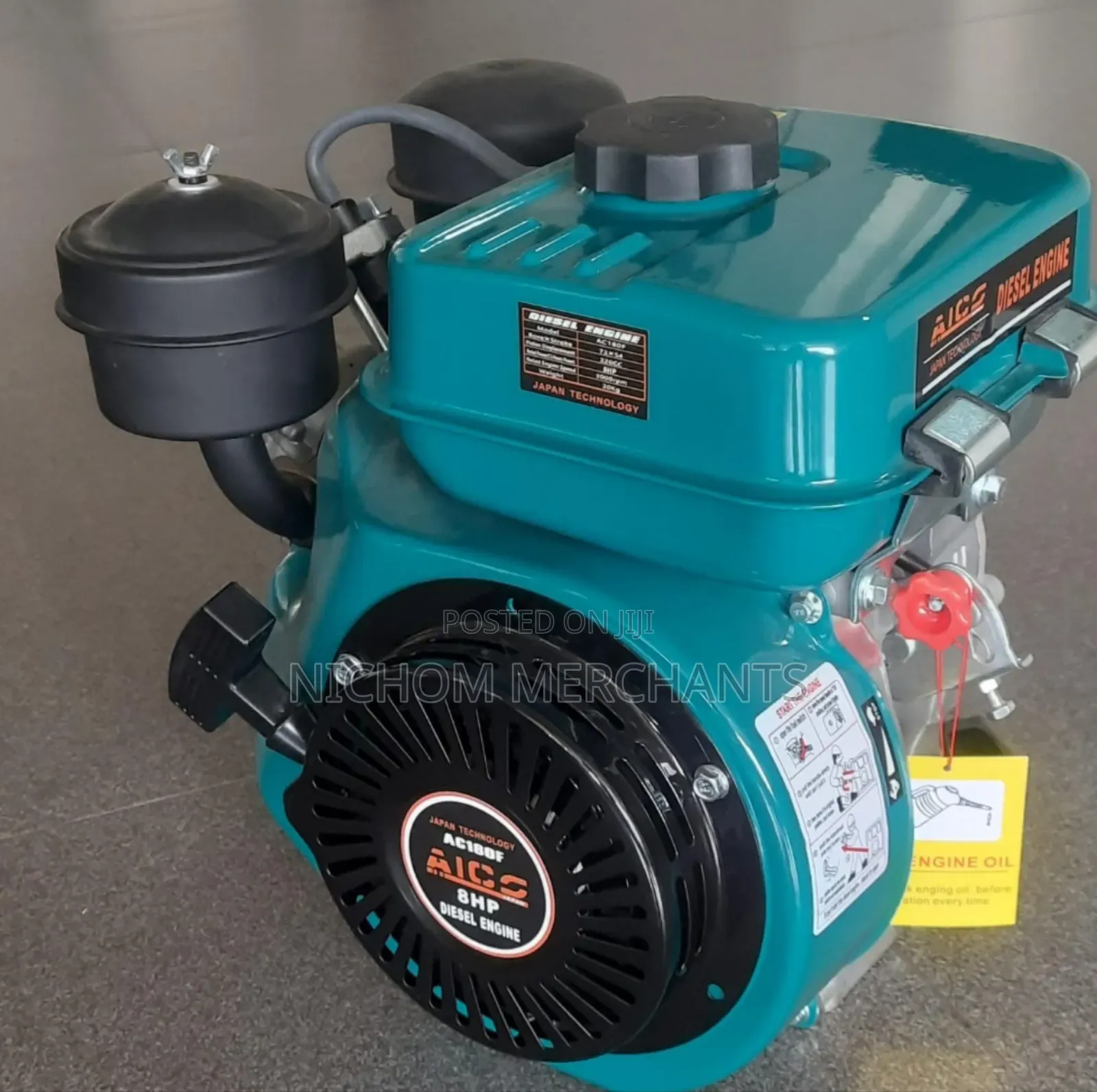 8hp Aico Diesel Engine /4stroke Diesel Engine