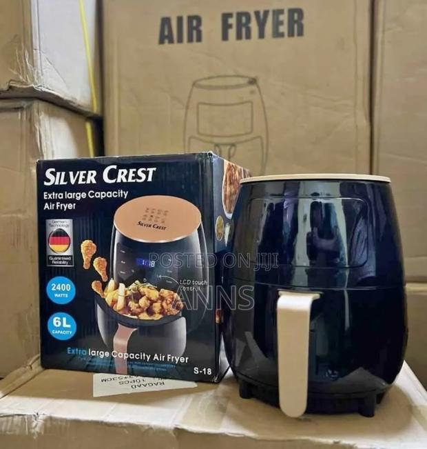 6 Litres Silvercrest Extra Large Capacity Airfryer ( Black Color) Sc*L