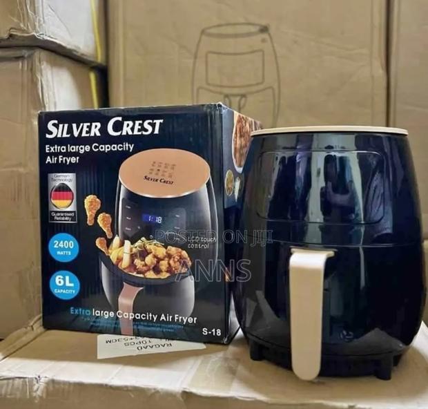 6 LTR Silvercrest Extra Large Capacity Airfryer ( Black Color) Sc*L