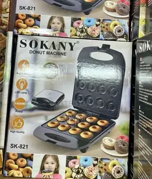 Sokany Donut Maker Machine /High Quality/ 1400watts/ Sk-821*
