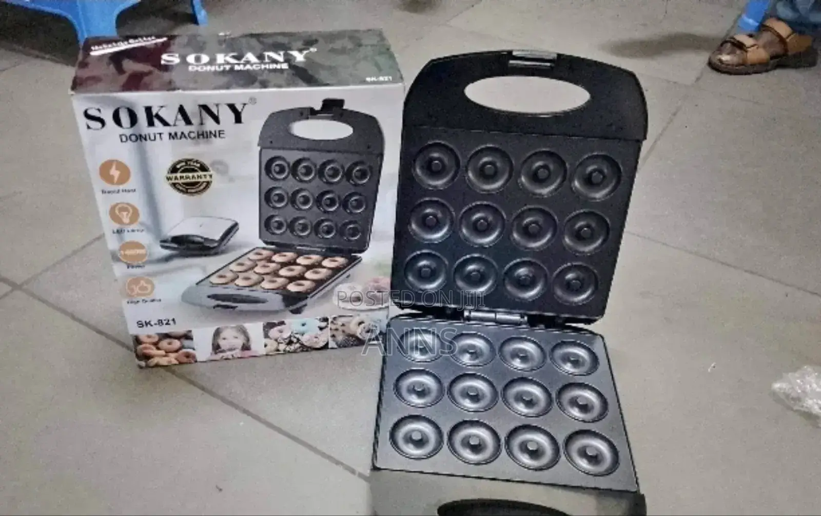 Sokany Donut Maker Machine /High Quality/ 1400w/ Sk-821*