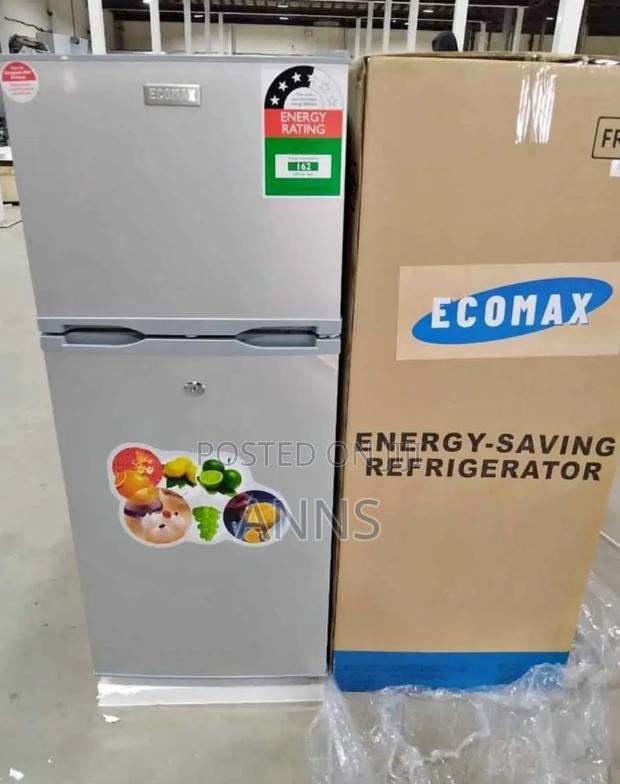 Ecomax 118 LTRS Double Door Refrigerator (Silver Body) E118*
