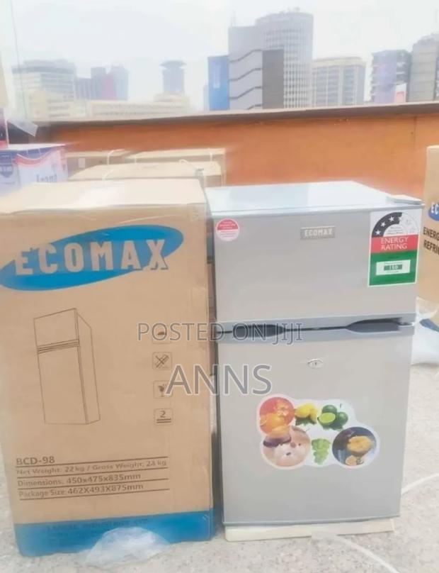 Ecomax 98 Litres Two Door Refrigerator (Silver Body) Ef98*