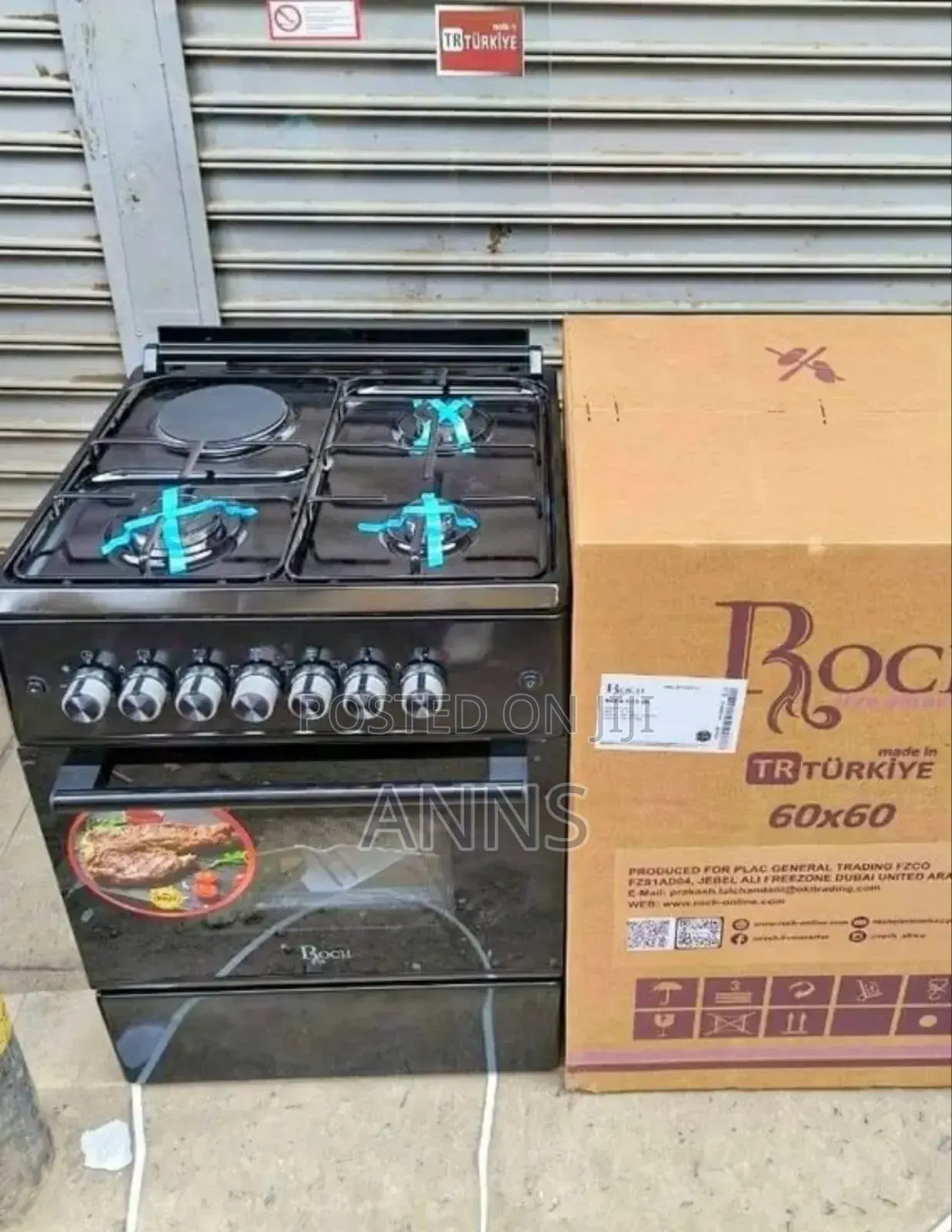 Roch 3g+1e 60 by 60 Free Standing Gas Cooker R60tr