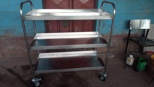 3 Shelves Instrument Trolley