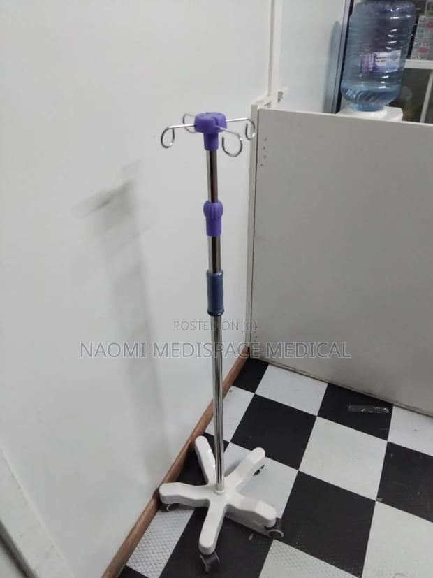 Drip Stand With 4 Hookes/ Iv Pole - main view