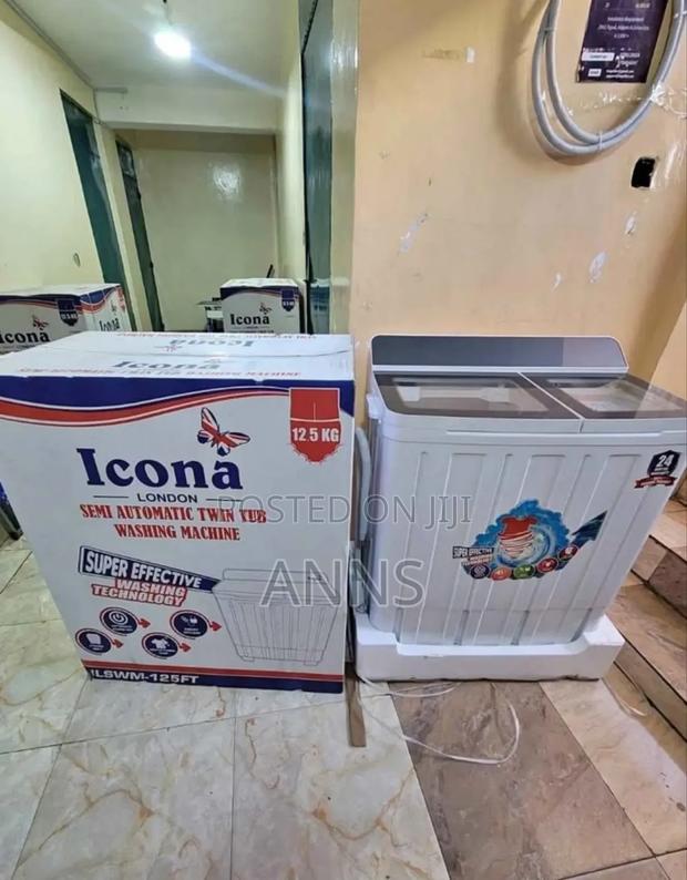 Icona 12.5kg Two Tub Top Loading Washing Machine I12.5tlwm