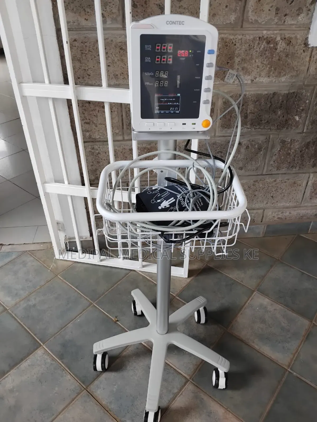 Vital Sign Monitor With Stand