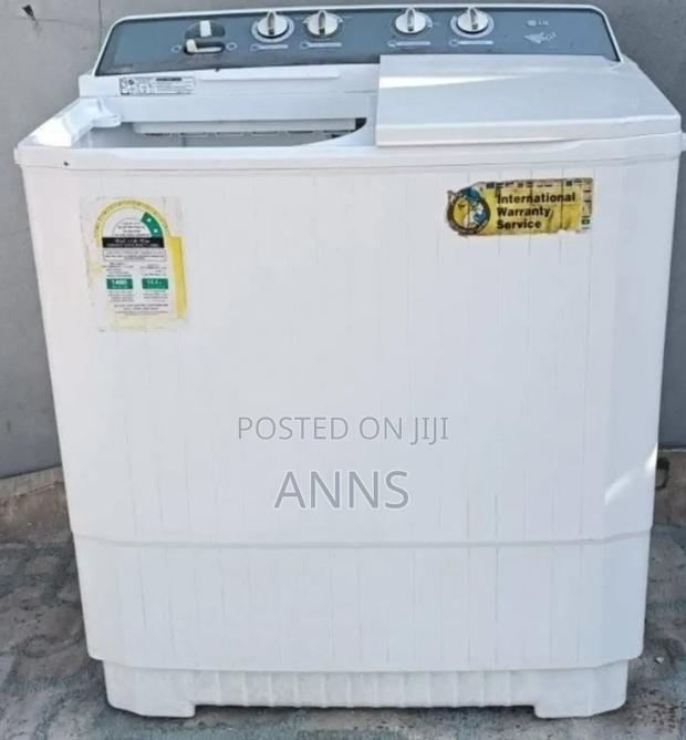 Lg 10kgs Twin Tub Top Loading Washing Machine (White Color)