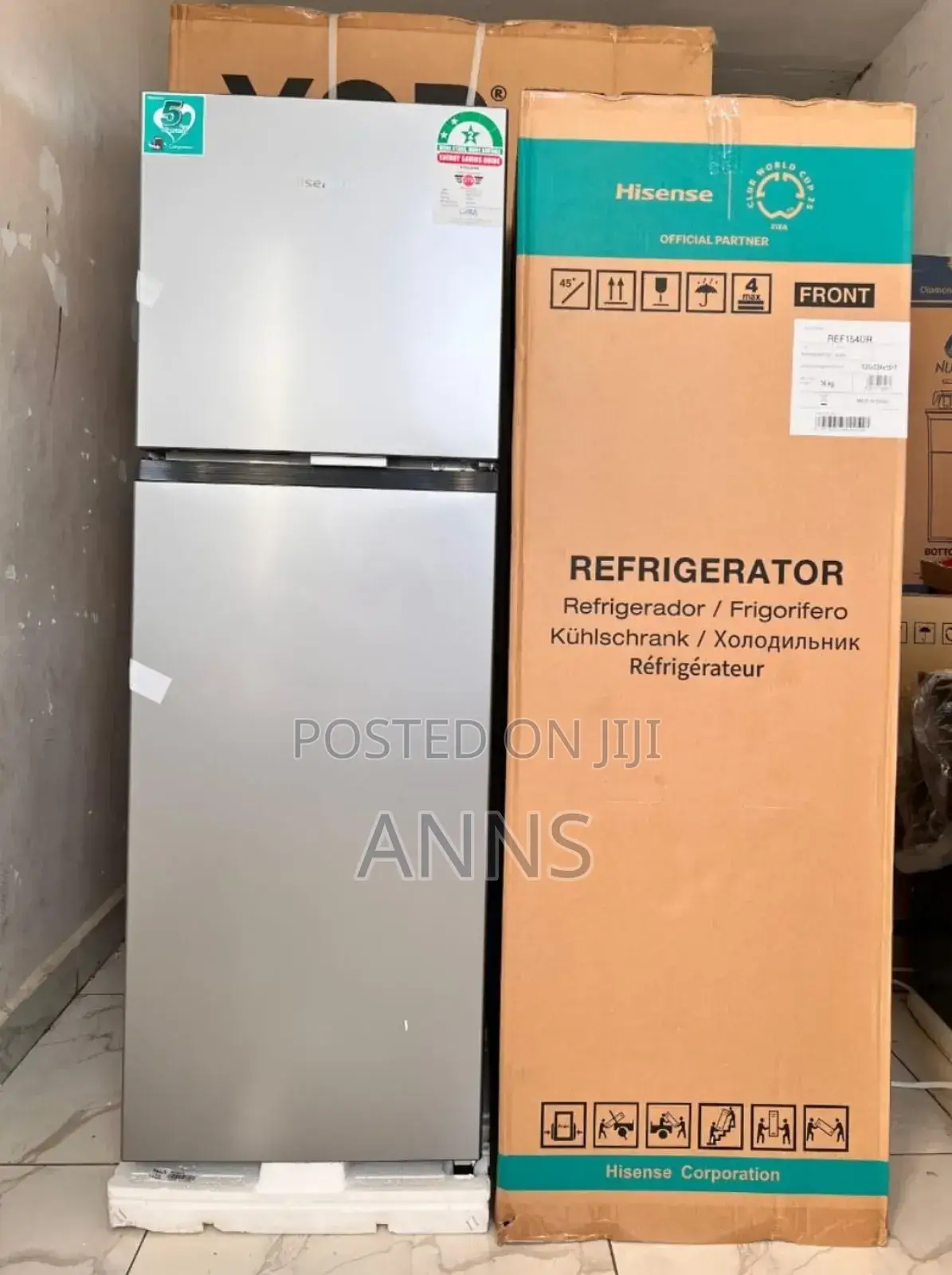 Hisense 120l Double Door Refrigerator Hs120rf*