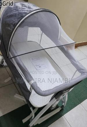 Adjustable Baby Bassinet With Mosquito Net Rocking Function - thumbnail 3