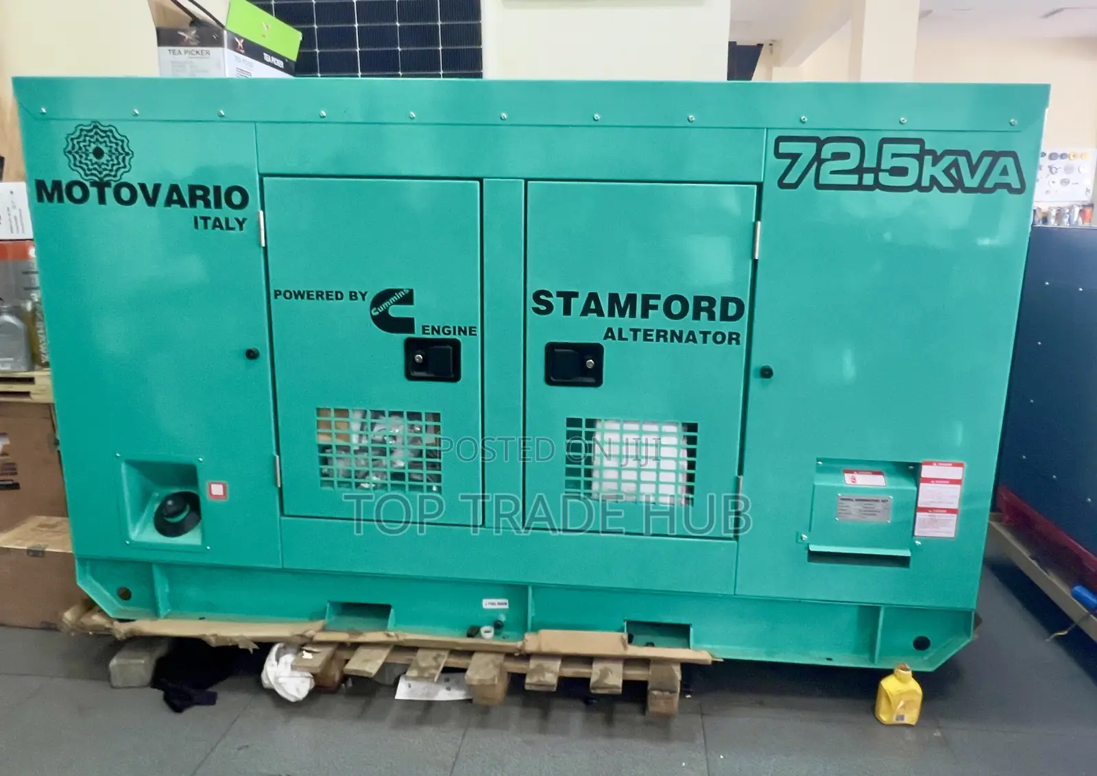 Motovario Italy Cummins Silent Diesel Generator 58kw/72kva Dual Phase