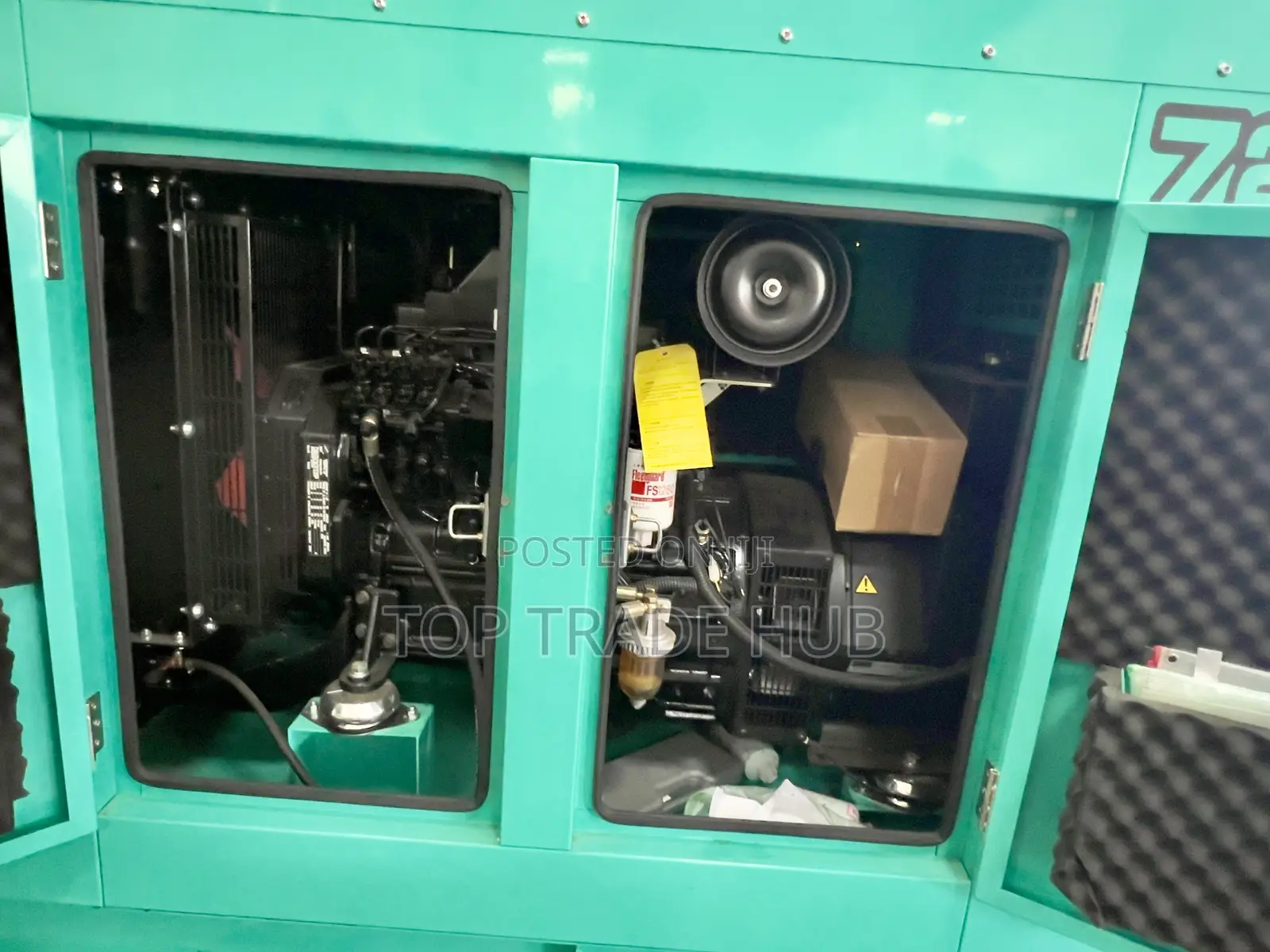 Motovario Italy Cummins Silent Diesel Generator 58kw/72kva Dual Phase