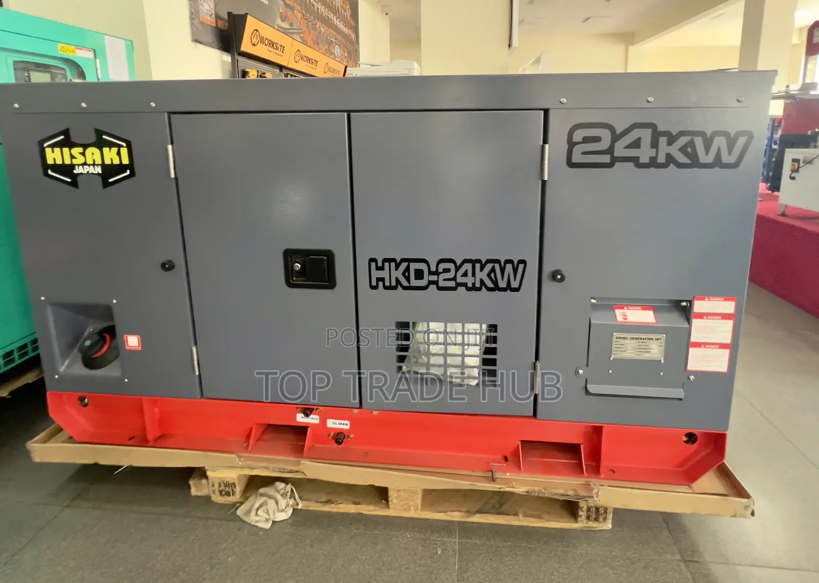 Hisaki Japan Watercooled Silent Diesel Generator 24kw/30kva Dual Phase