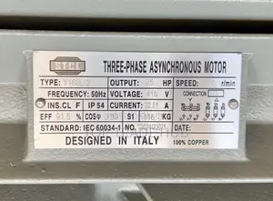 Stcl Italy Three Phase Electric Motor 25hp 2900rpm(High Speed)