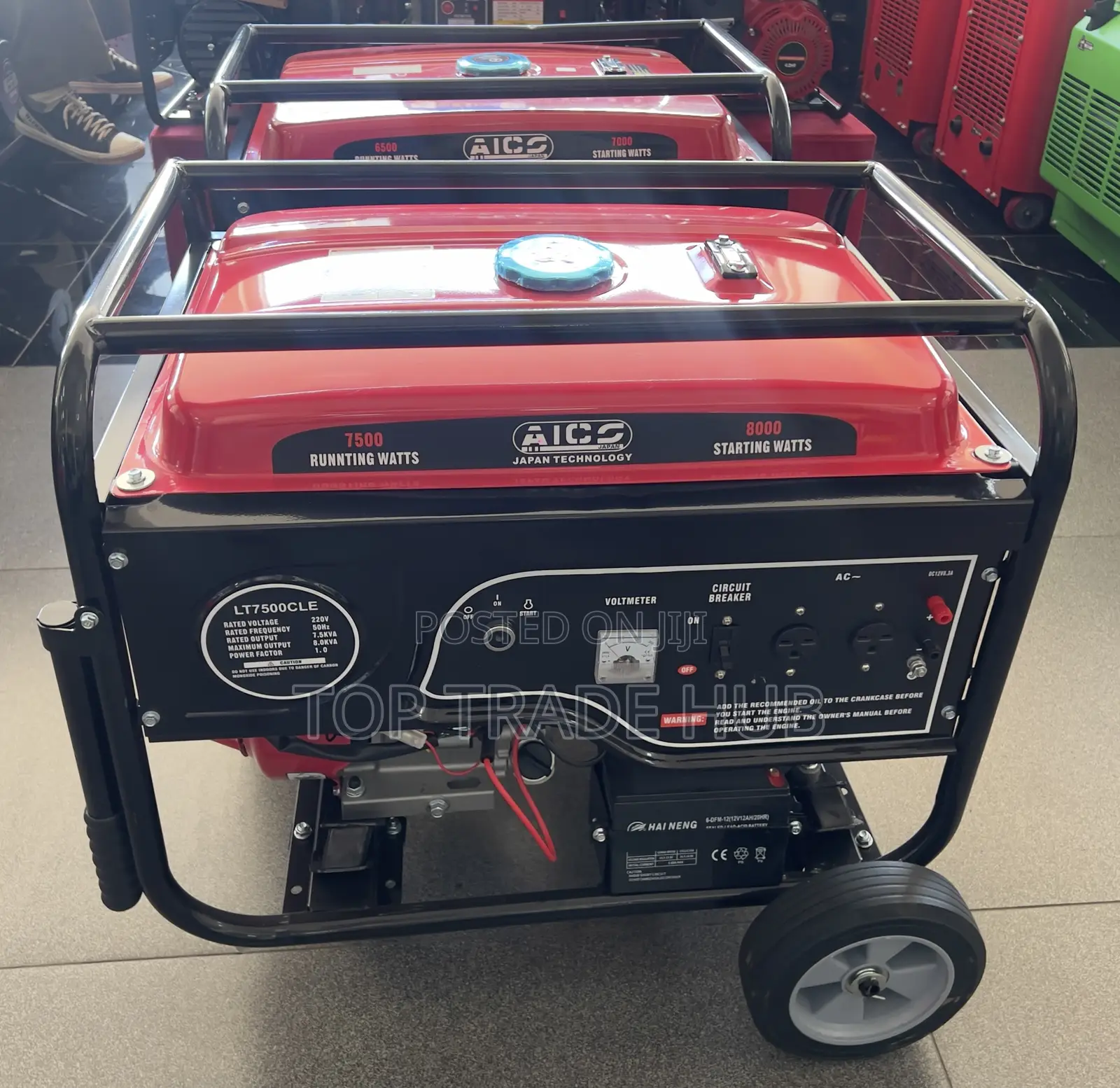 Aico Japan Lt7500cle Petrol Generator 8kw/8kva Single Phase