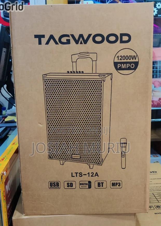 Tagwood 12" 12a Trolley Speaker With Microphone