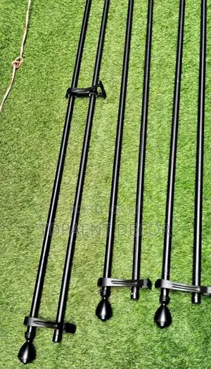 Black ,Lengthy ,Durable,Shinny Powder Coated Curtain Rods
