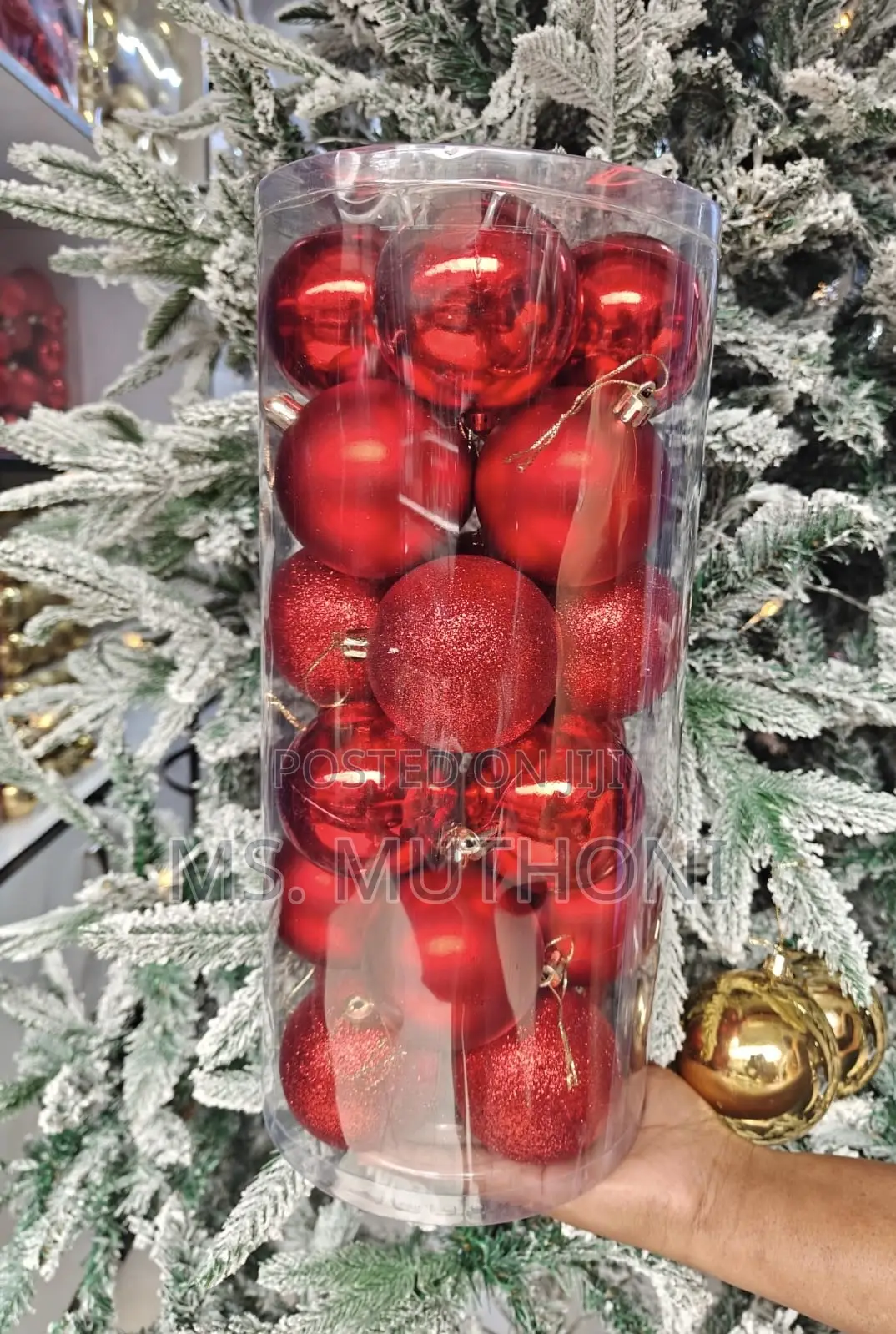 Decorative 6cm, 24 Pieces Christmas Balls