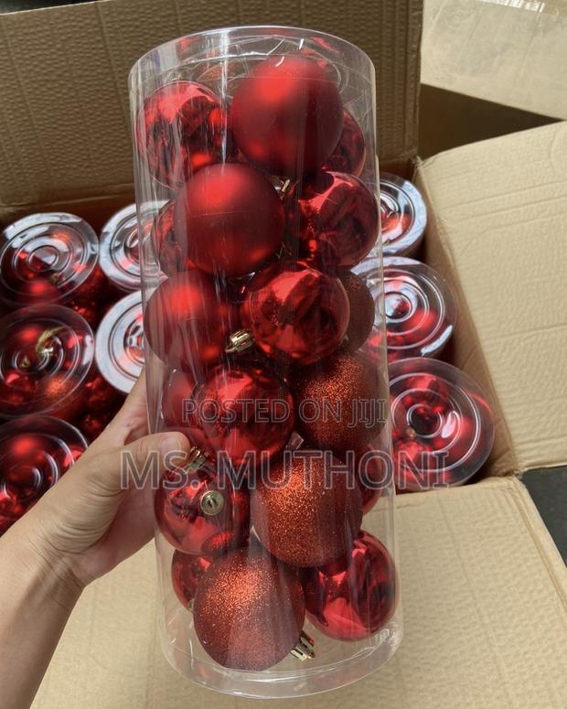Decorative 6cm, 24 Pieces Christmas Balls