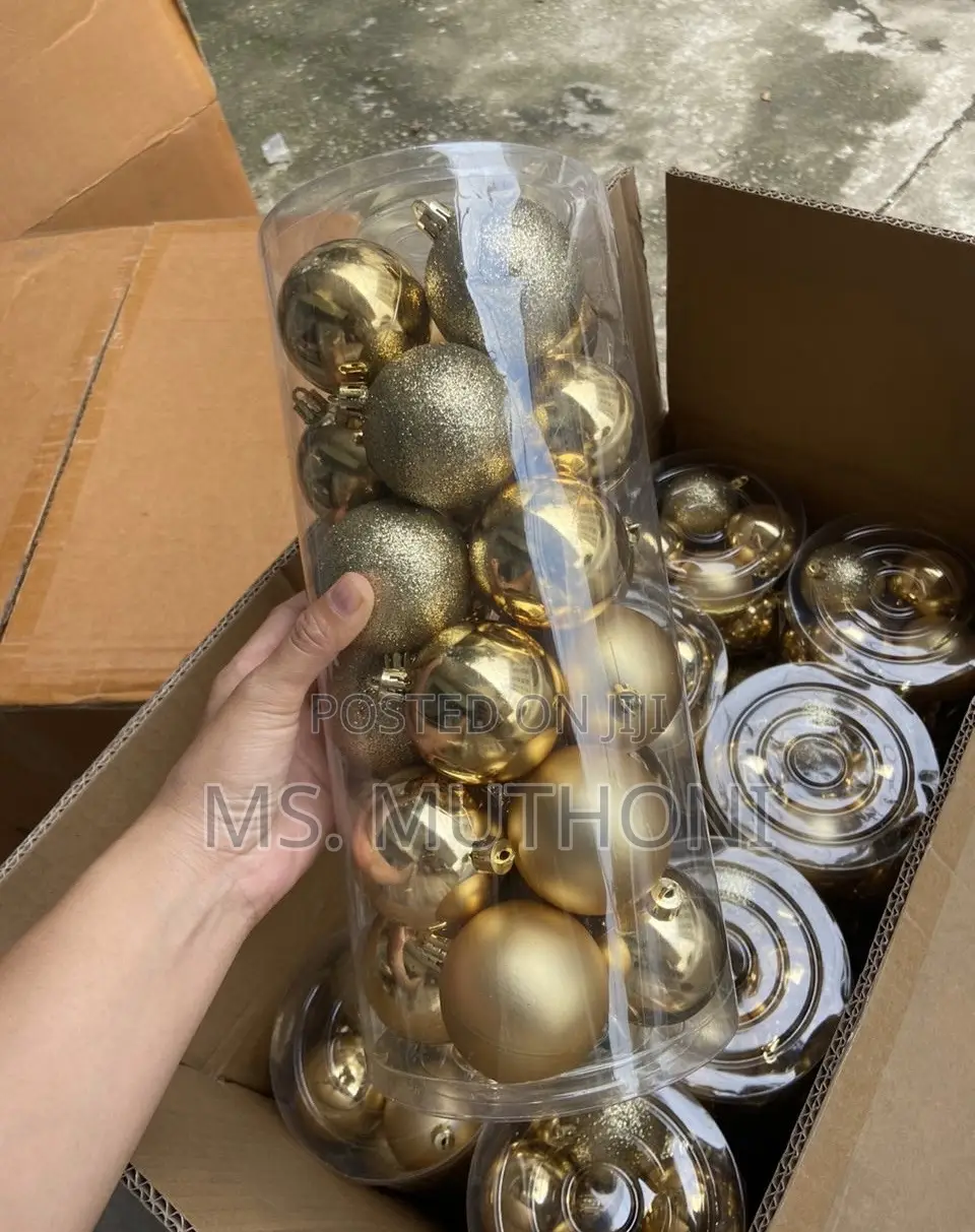 Decorative 6cm, 24 Pieces Christmas Balls