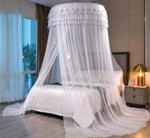 Pure White Round Mosquito Net With Best Texture