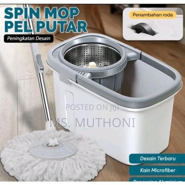 Spin Mop With 2 Mop Heads - thumbnail 4