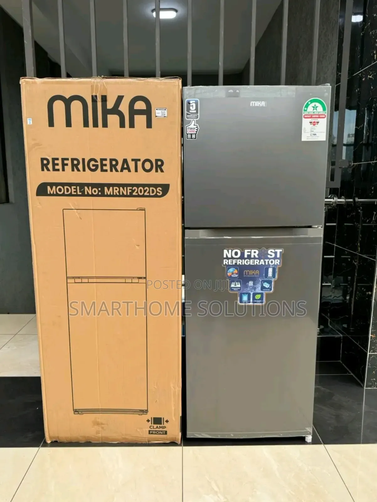 Mika 202l No Frost Double Door Refrigerator