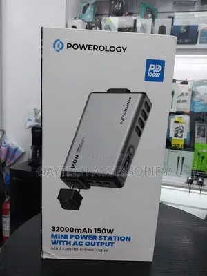 The Powerology 32000mah 150w Power Station.