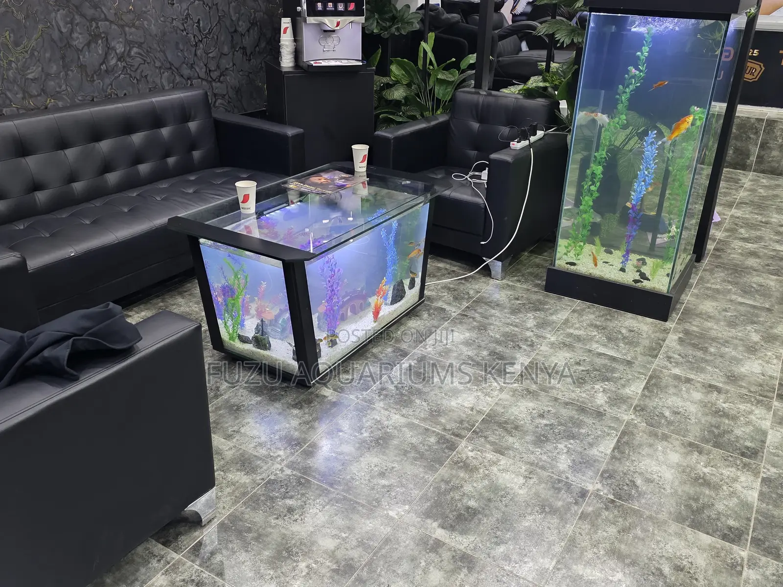 Modern Reception Fish Aquarium Table - Only