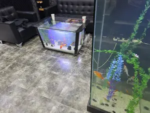 Hotel Lounge Aquarium Coffee Table - Full Set
