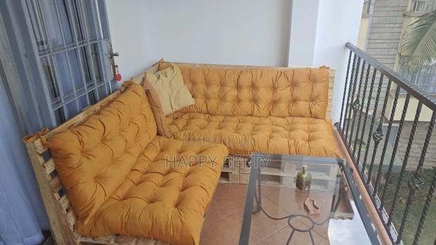 Mustard Yellow Pretty Pallet Cushions - main view