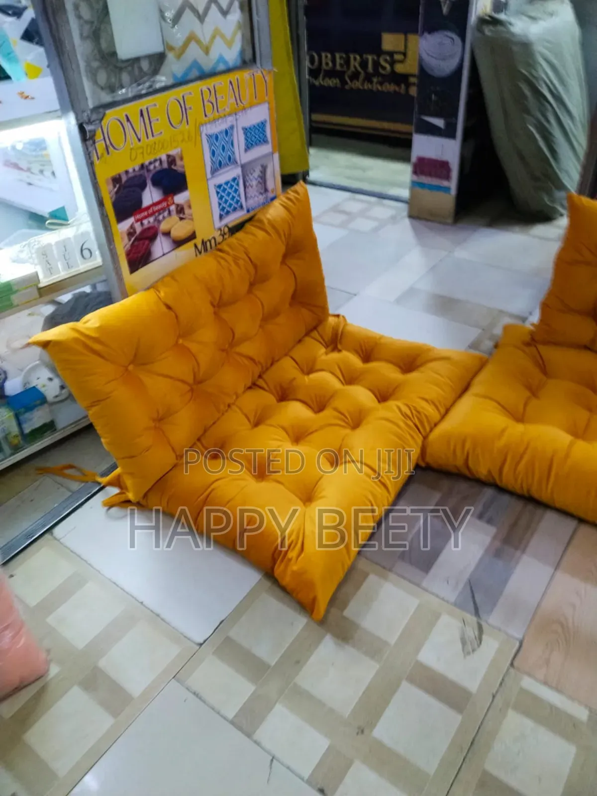 Mustard Yellow Pretty Pallet Cushions