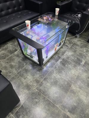 Promo: Unique Shape Aquarium Table + Fish - thumbnail 2