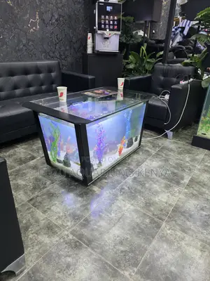 Trapezoid Shape Aquarium Coffee Table - Full Kit