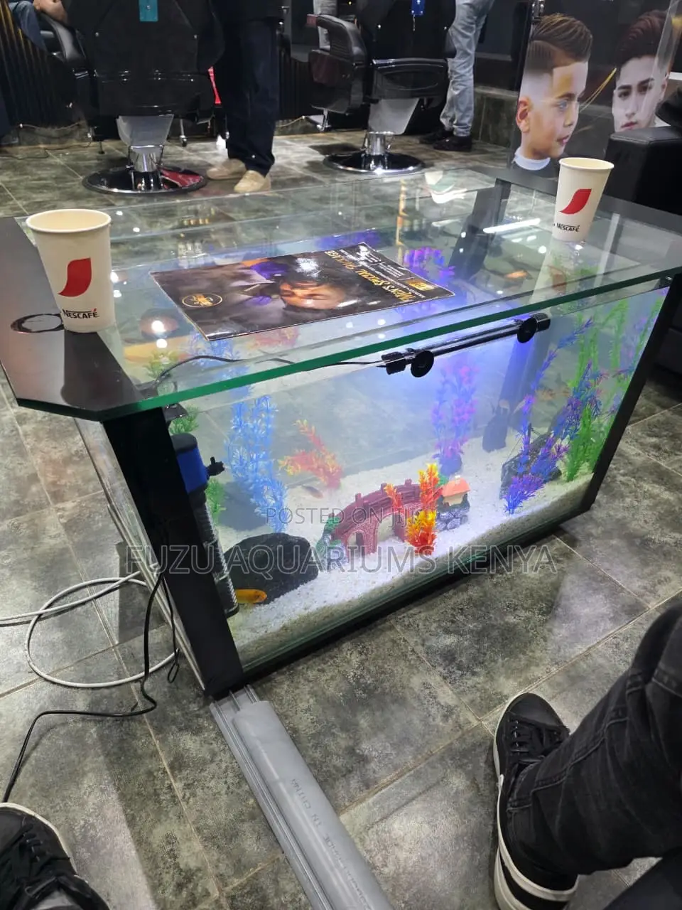 Architectural Aquarium Table - Unique Build