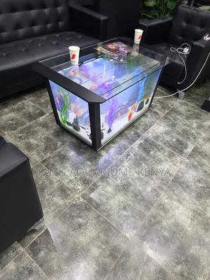 Stylish Angled Aquarium Table - Full Setup - thumbnail 2