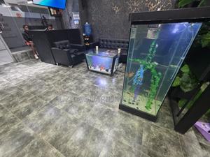 Custom-Look Aquarium Table - Unique Shape - thumbnail 2