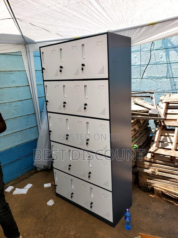 Gym Compartments / 15 Door Filling Cabinets - main view