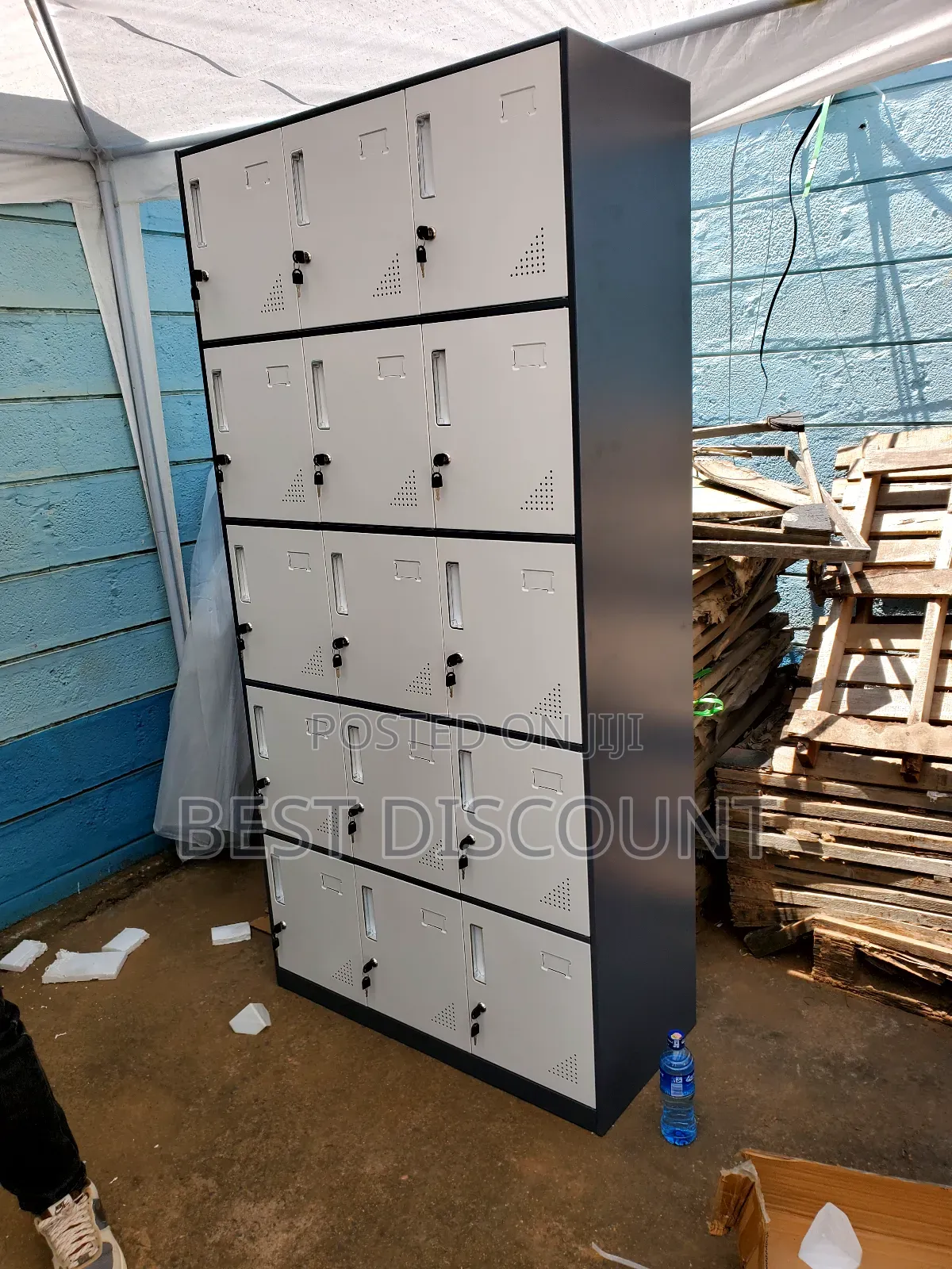 Modern Gym Storage Compartments