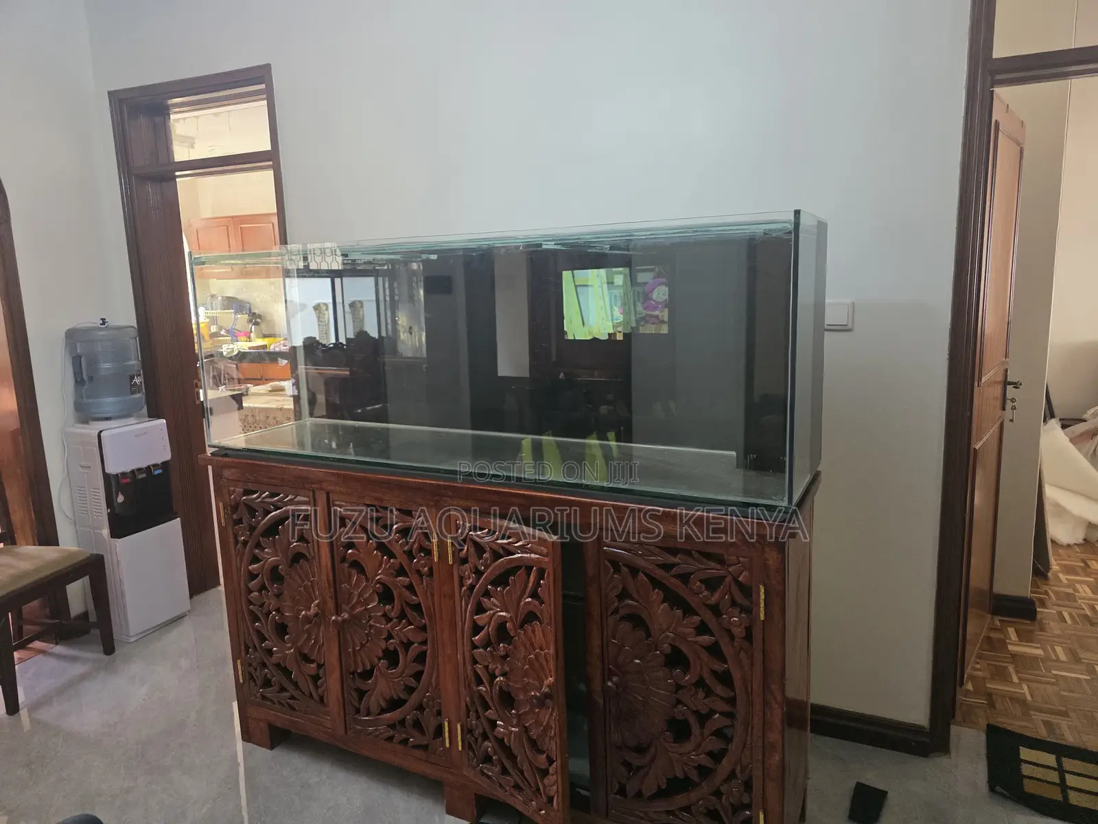 Heirloom Teak Palace Aquarium 6ft – Turnkey Setup