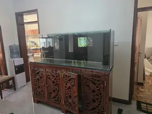 Heirloom Teak Palace Aquarium 6ft – Turnkey Setup