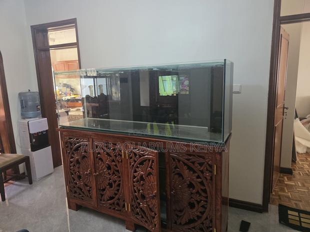 Heirloom Teak Palace Aquarium 6ft – Turnkey Setup