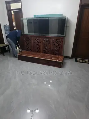 Dream 6ft Planted Aquarium on Hand-Carved Teak Masterpiece