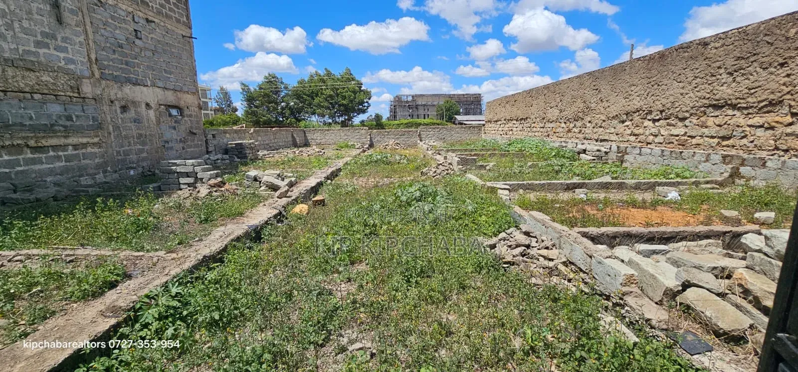 Commercial Plot With Foundation for Sake Annex Eldoret