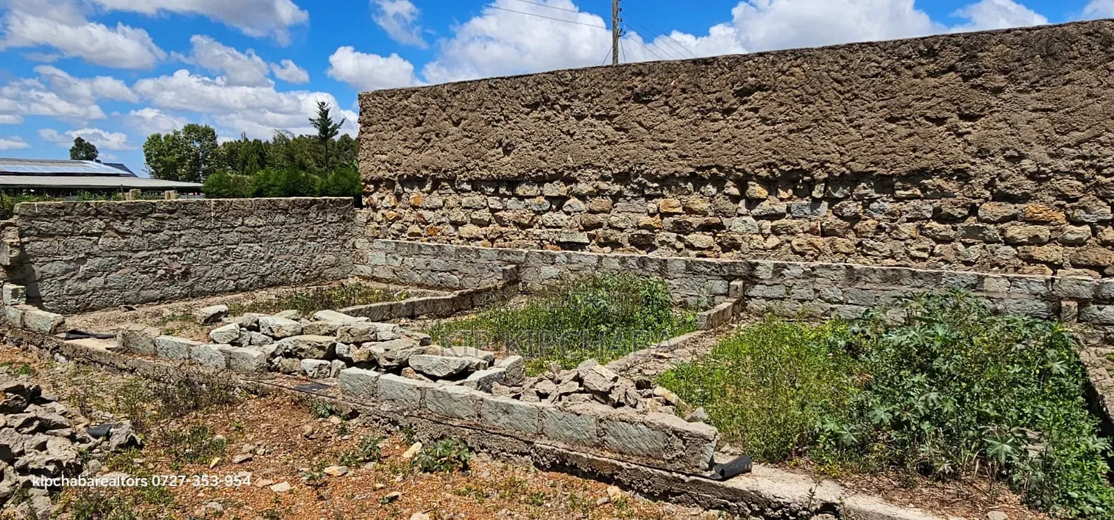 Commercial Plot With Foundation for Sake Annex Eldoret