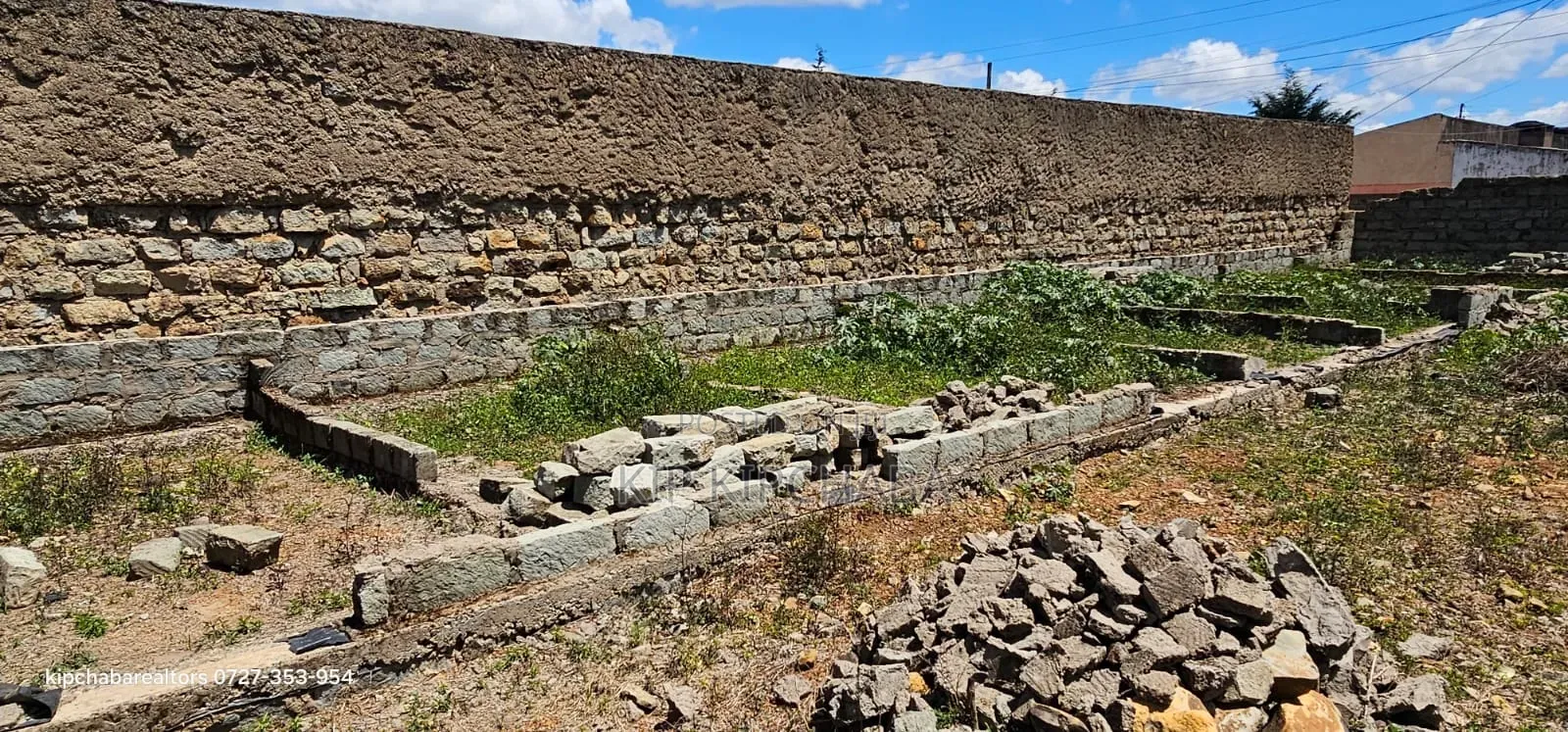 Commercial Plot With Foundation for Sake Annex Eldoret